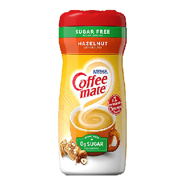 Nestle Coffee Mate Hazelnut Sugar Free 289g (10.2oz) (Box of 6)