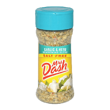 Mrs Dash Garlic and Herb Seasoning 71g (2.5oz) (Box of 8)