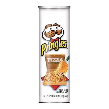 Pringles Pizza Flavour Potato Chips 158g (5.5oz) (Box of 14)
