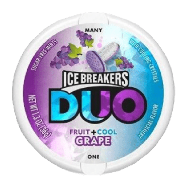 Ice Breakers Duo Mint Grape 36.8g (1.3oz) (Box of 8)