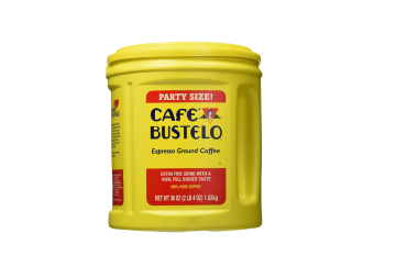 Cafe Bustelo Espresso Ground Coffee Tub 1.02kg (36oz) (Box of 6) Tub Pack