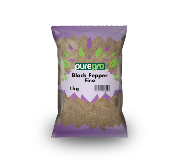 Puregro Black Pepper Fine 1kg (Box of 6)