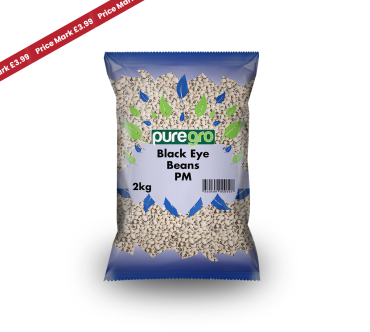 Puregro Black Eye Beans 2kg £3.99 PMP (Box of 6)