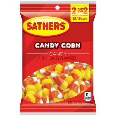 Brach's Sathers Candy Corn 120.5g (4.25oz) (PM 2 for $2) (Box of 12)