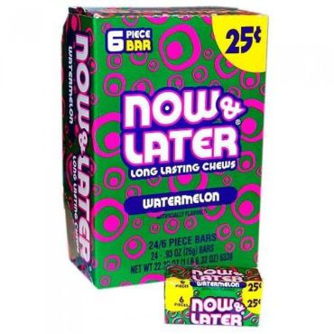 Now & Later Watermelon 26g (0.93oz) (Box of 24)