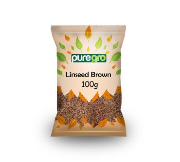 Puregro Linseed Brown 100g (Box of 10)