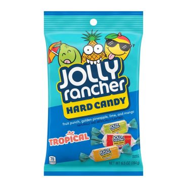 Jolly Rancher Tropical Hard Candy 184g (6.5oz) (Box of 12)