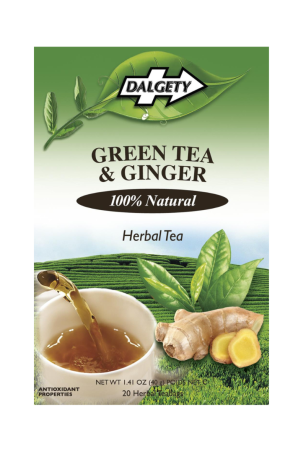 Dalgety Green & Ginger Tea 40g (20 Tea Bags) (Box of 6)