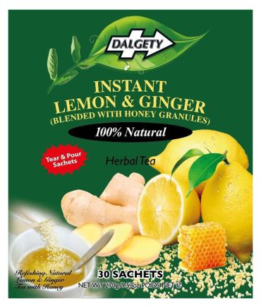 Dalgety Lemon & Ginger Pouch 270g (Box of 15)