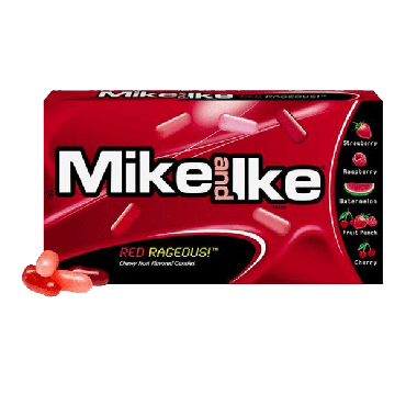 Mike & Ike Theater Box Redrageous 141g (5oz) (Box of 12)