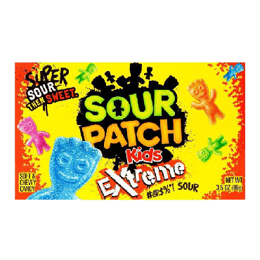 Sour Patch Kids Extreme Theater Box 99g (3.5oz) (Box of 12)