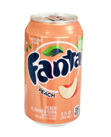 Fanta Peach Soda 355ml (12 fl.oz) (Box of 12)