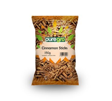 Puregro Cinnamon Sticks 150g (Box of 10)
