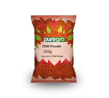 Puregro Chilli Powder PM £1.89 220g (Box of 10)