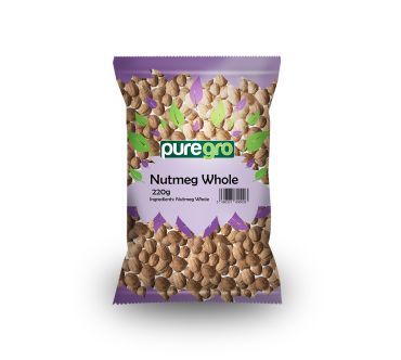 Puregro Nutmeg Whole 220g (Box of 10)