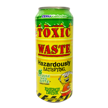 Toxic Waste Sour Apple Energy Drink 453ml (16oz) (Box of 24)