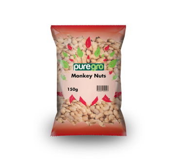 Puregro Monkey Nuts 150g (Box of 10)