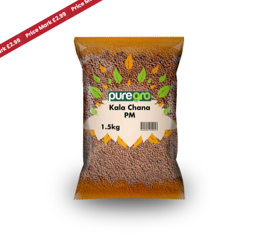 Puregro Kala Chana 1.5kg PMP £2.99 (Box of 6)