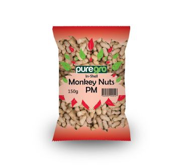 Puregro Monkey Nuts £0.99 PMP 150g (Box of 10)