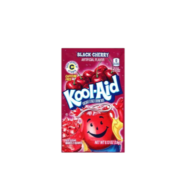 Kool Aid Sachet Black Cherry (2 Quarts) (Box of 48)