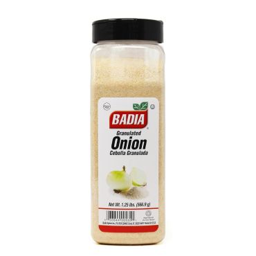 Badia Onion Granulated 567g (1.25 Lbs) (Box of 6)