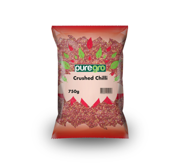 Puregro Crushed Chilli 750g (Box of 6)