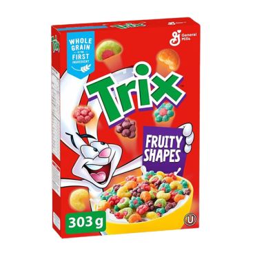 General Mills Trix Fruity Shapes Cereal 352g (12.5oz) (Box of 10)