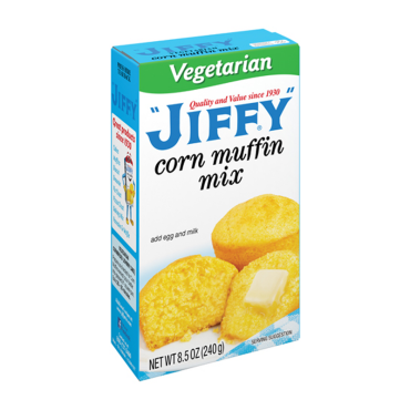 Jiffy Vegetarian Corn Muffin Mix 240g (8.5oz) (Box of 24)