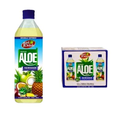 Just Drink Hawaiian Aloe 500ml (Case of 12)