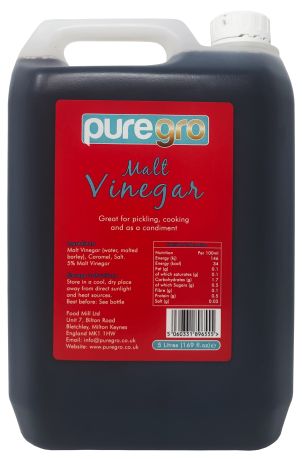 Puregro Malt Vinegar 5ltr (1.69 fl.oz) (Box of 4)