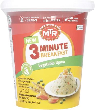 MTR Instant Veggie Upma Cup 80g (Box of 6)