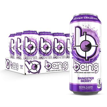 Bang Energy Drink Bangster Berry 500ml (16.9 fl.oz) (Box of 6)