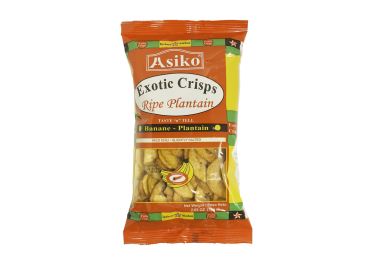 Asiko Plantain Crisps Mild Chilli 75g (Box of 24)