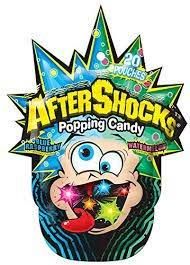 Aftershocks Popping Candy Blue Razz / W'melon 30g (1.06oz) (Box of 16) BBE 31 MAY 2025