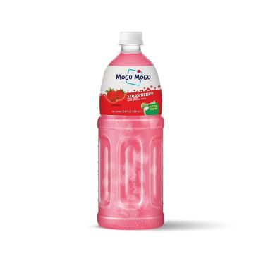 Mogu Mogu Nata De Coco Drink Strawberry 1000ml (Box of 12)