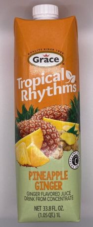 Grace Tropical Rhythms Pineapple Ginger 1Ltr Tetra Pack (Box of 12)