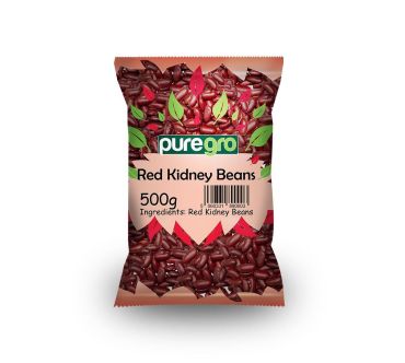 Puregro Red Kidney Beans PM £1.69 500g (Box of 10)