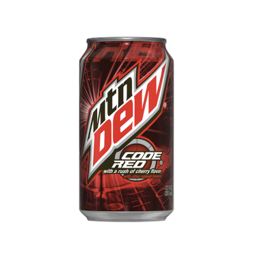 Mountain Dew Code Red 355ml (12 fl.oz) (Box of 12)