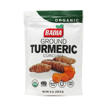 Badia Turmeric Powder 226.8g (8oz) (Box of 8) BBE 30 NOV 2024