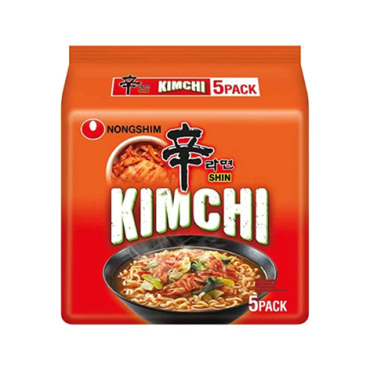 NONGSHIM Kimchi Ramyun Noodles 120g - Multipack 5PK (Pack of 8) 13 DEC 2024