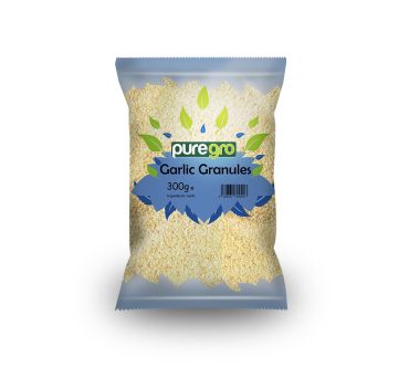 Puregro Garlic Granules 300g PM £2.49  (Box of 10)
