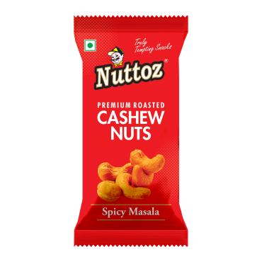 Nuttoz Masala Roasted Cashews Nuts 30g (Case of 10)