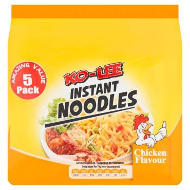 Ko-Lee 5-Pack Chicken Flavour Noodles (6X5X70g)