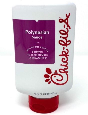 CHICK-FIL-A Polynesian Sauce 473g (16 Fl. oz) (Pack of 6)