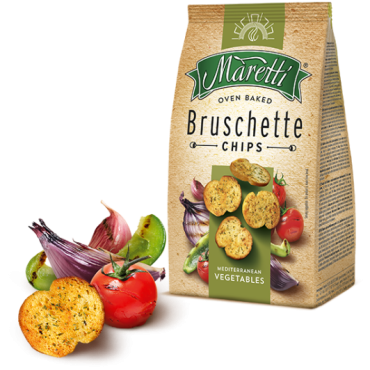 Maretti Bruschette Mediterranean PMP 99p 70g (Box of 7)