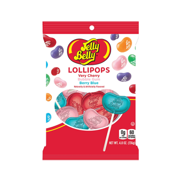 Adams & Brooks Jelly Belly Pops Peg Bag 135g (4.75oz) (Pack of 12)