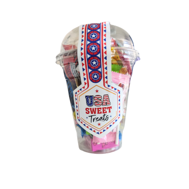 Picaboxx American Candy Assorted Standard Cup - A Mix Off American Candy PM £2.79 and 2 For £5 (Pack of 6)