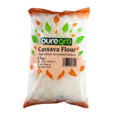 Puregro Cassava Flour 1kg (Box of 6)