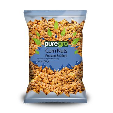 Puregro Roasted & Salted Corn Nuts 750g (Box of 6)