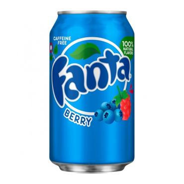 Fanta Berry Soda 355ml (12 fl.oz) (Box of 12) BBE 06 Jan 2025